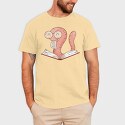 Reading Worm, Tricou Barbati (Unisex)