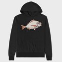 Fish Golden, Hanorac Oversize Barbati (Unisex)