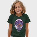 Astronaut Helmet And Planets, Tricou Copii
