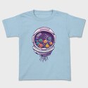 Astronaut Helmet And Planets, Tricou Copii