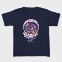 Astronaut Helmet And Planets, Tricou Copii