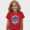 Astronaut Helmet And Planets, Tricou Copii