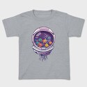 Astronaut Helmet And Planets, Tricou Copii