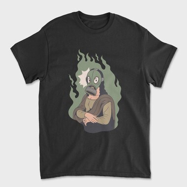 Mona Lisa Mask, Tricou Barbati (Unisex)