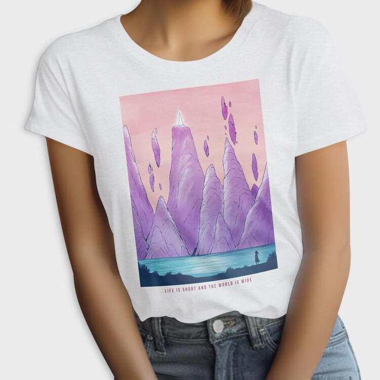 Fantasy_Landscape_12, Tricou Femei