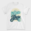 Motorcycle Adventure, Tricou Barbati (Unisex)