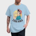 Strong Woman, Tricou Barbati (Unisex)