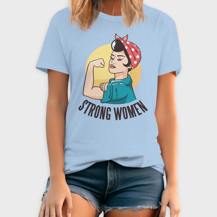 Strong Woman, Tricou Barbati (Unisex)