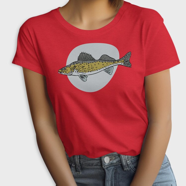 Walleye Fish, Tricou Femei