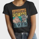 Coolest Cat Dad, Tricou Femei