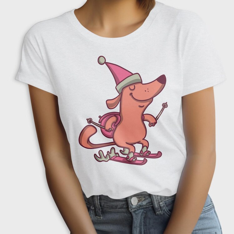 Dog Skiing, Tricou Femei