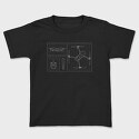Drone Blueprint, Tricou Copii