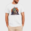 HikingDogForestTshirt, Tricou Barbati (Unisex)