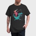 Trippy Cat, Tricou Barbati (Unisex)