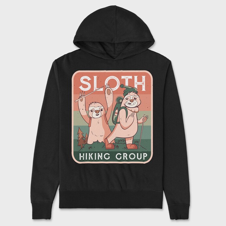Sloth Hiking Group, Hanorac Oversize Barbati (Unisex)