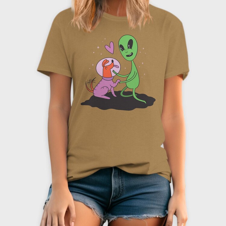 Alien Dog, Tricou Barbati (Unisex)