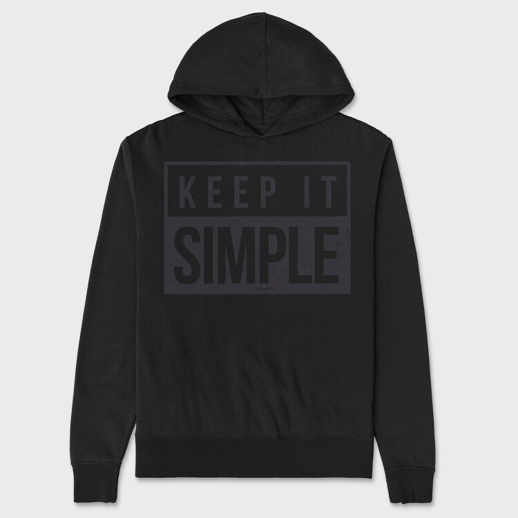 Keep It Simple, Hanorac Oversize Barbati (Unisex)