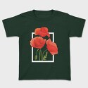 Watercolor Poppies, Tricou Copii