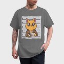 Mugshot Cat, Tricou Barbati (Unisex)