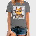 Mugshot Cat, Tricou Barbati (Unisex)