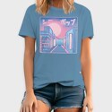 City Vaporwave, Tricou Barbati (Unisex)
