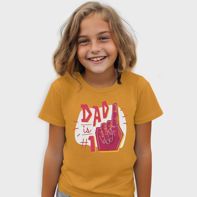 Dad Is No 1, Tricou Copii