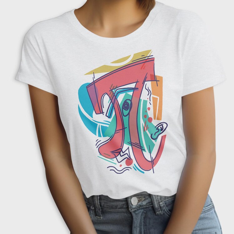 Cubist Pi, Tricou Femei