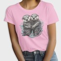 Otters Swimming, Tricou Femei