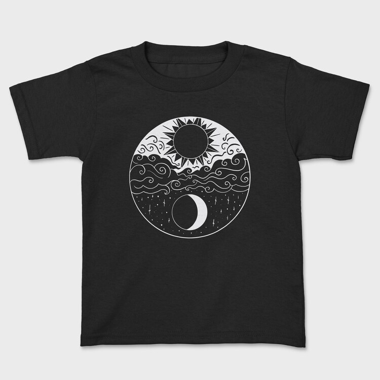 Moon And Sun, Tricou Copii
