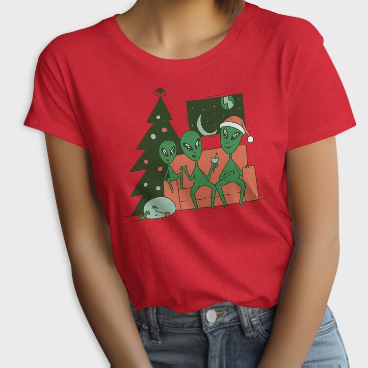 Alien Christmas, Tricou Femei