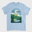 Let's Travel, Tricou Barbati (Unisex)