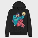 Superdad Hero, Hanorac Oversize Barbati (Unisex)