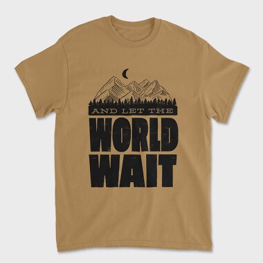 Let World Wait, Tricou Barbati (Unisex)