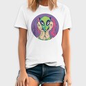 Alien Girl, Tricou Barbati (Unisex)