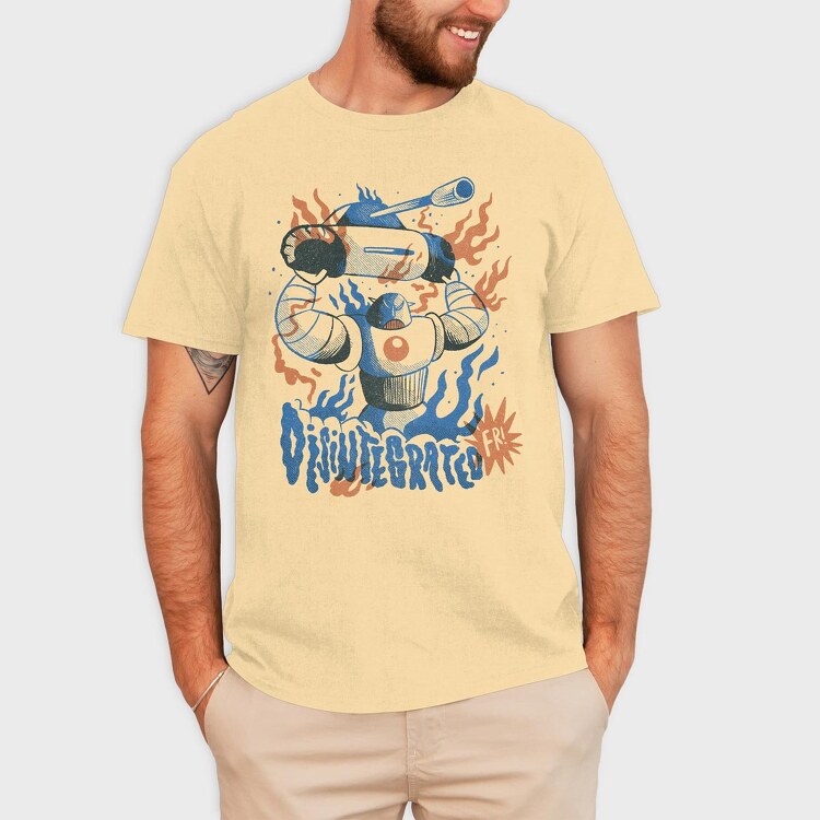 Robot Invasion 05, Tricou Barbati (Unisex)