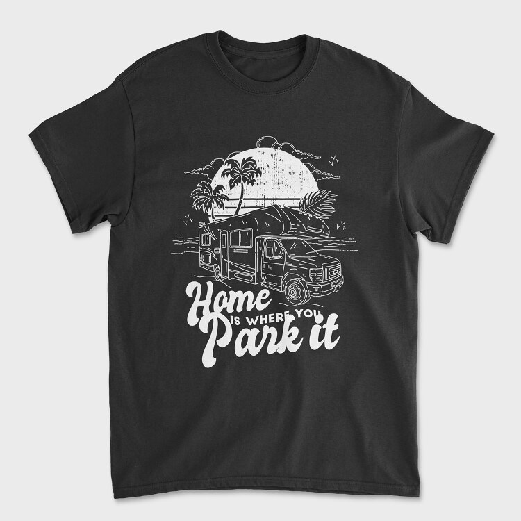 Camper Van Beach, Tricou Barbati (Unisex)