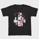Cow Cartoon Middle Finger, Tricou Copii