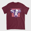 Cow Galasses, Tricou Barbati (Unisex)
