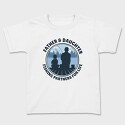 Father And Daughter Fishing, Tricou Copii