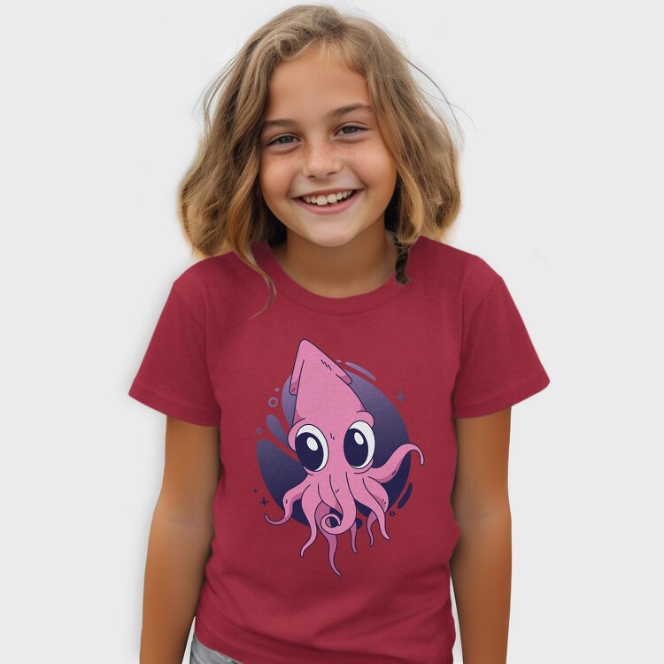 Cute Squid, Tricou Copii