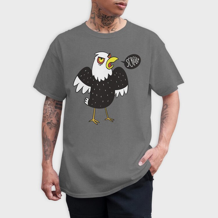 Crazy Eagle, Tricou Barbati (Unisex)