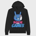 Rock And Games, Hanorac Oversize Barbati (Unisex)