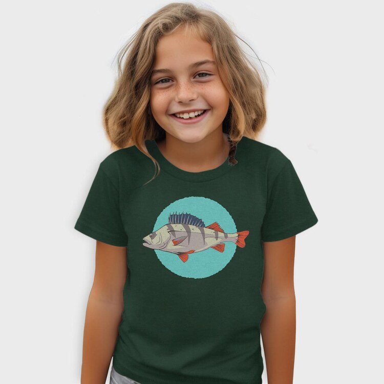 Flussbarsch Fish, Tricou Copii
