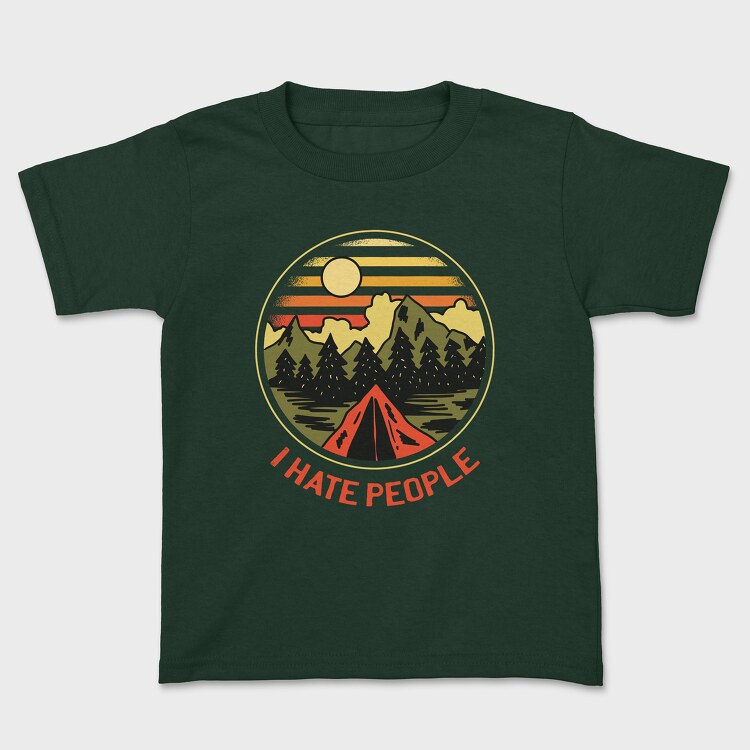 Camping Retro, Tricou Copii