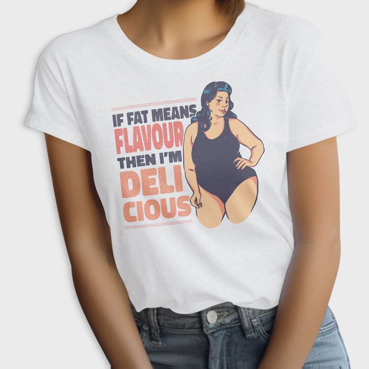Woman Fat Flavour, Tricou Femei