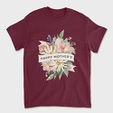 Watercolor Flowers Mother 1, Tricou Barbati (Unisex)