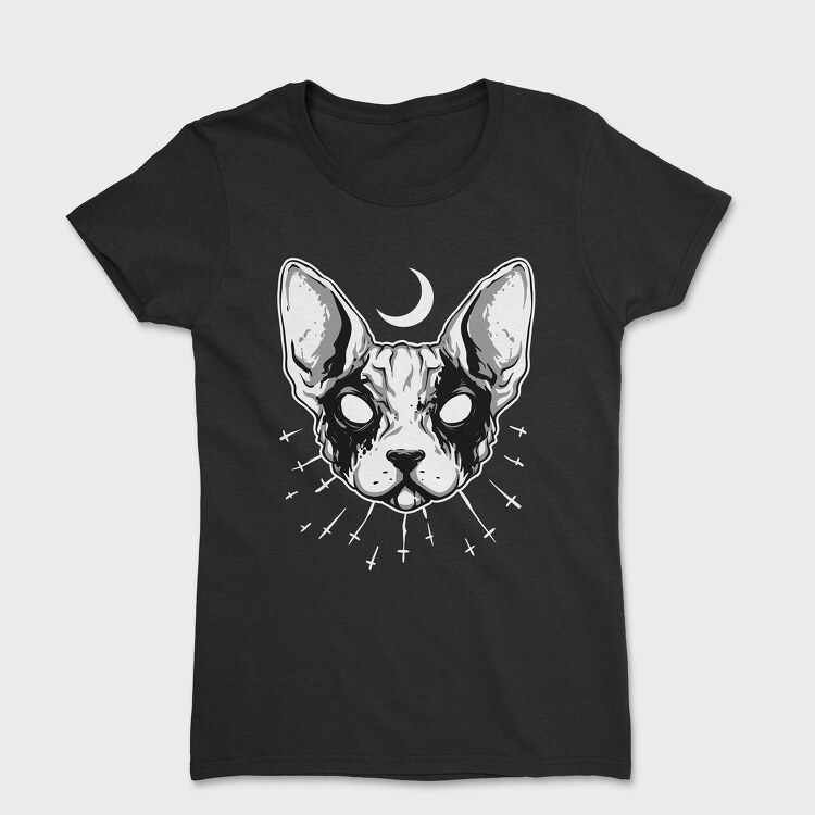 Black Metal Cat, Tricou Femei