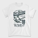 Sky Diving, Tricou Barbati (Unisex)
