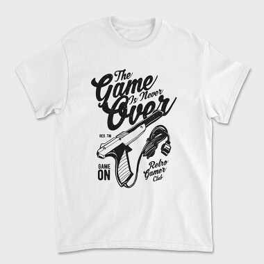 The Game Is Never Over, Tricou Barbati (Unisex)