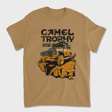 Land Rover Defender Camel, Tricou Barbati (Unisex)